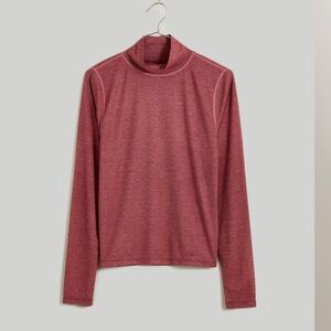 NWT Madewell semi sheer mock nec